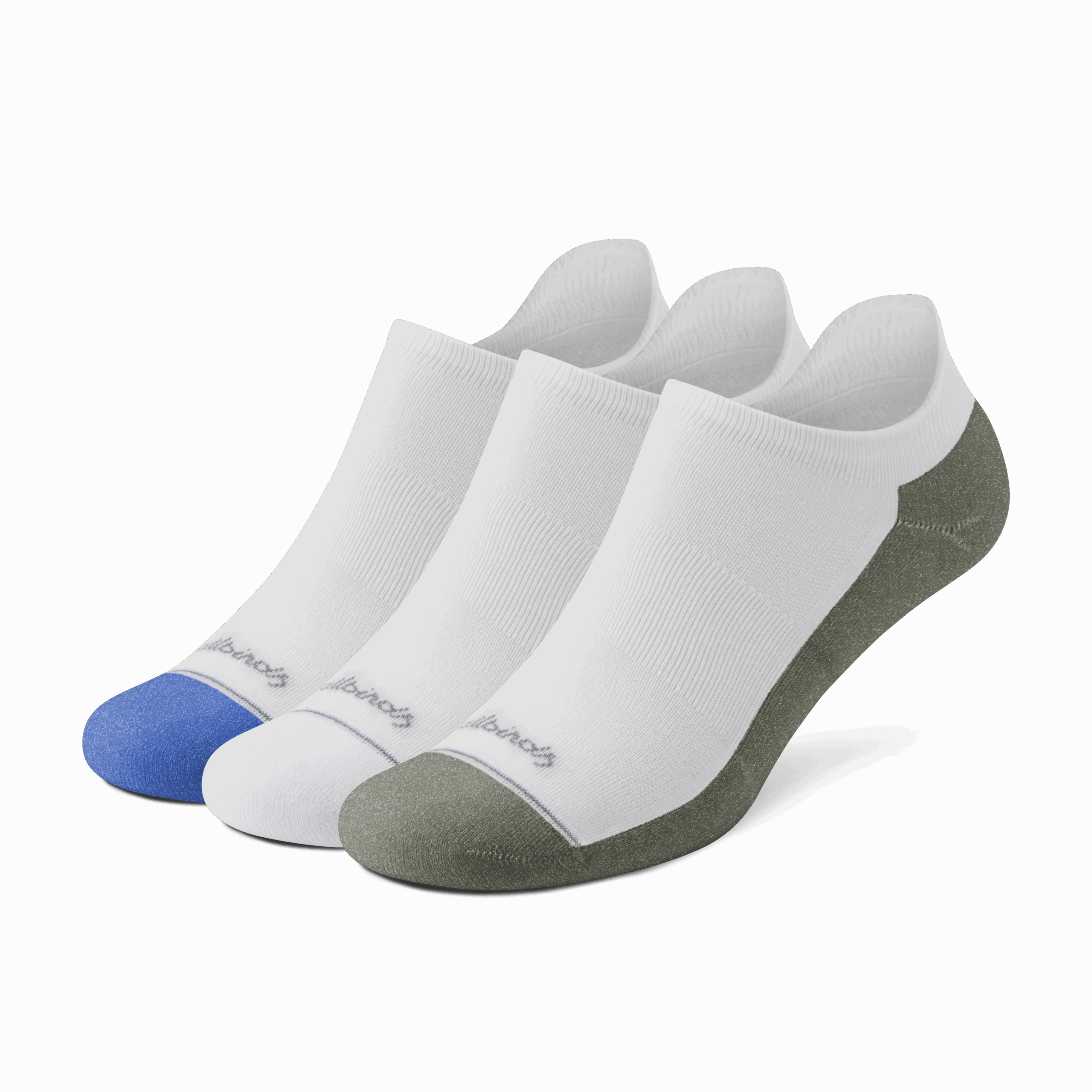 Anytime Ankle Sock 3-Pack - Blizzard/Royal Blue/Thunder Green