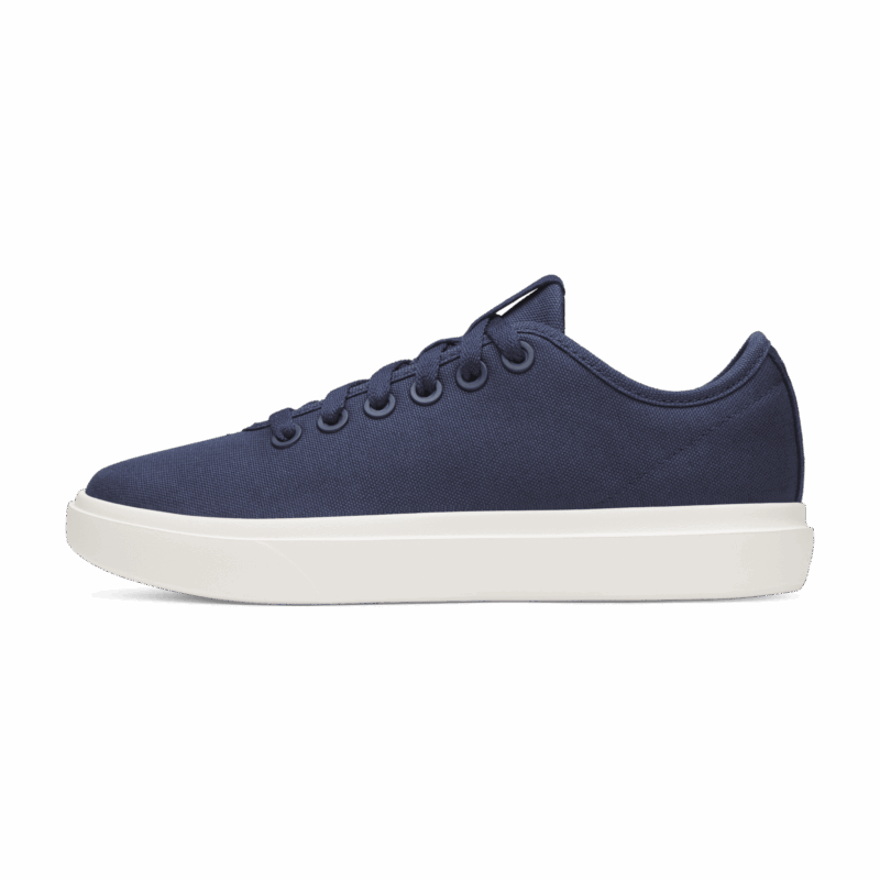 Men's Canvas Piper - Deep Navy (Natural White Sole)