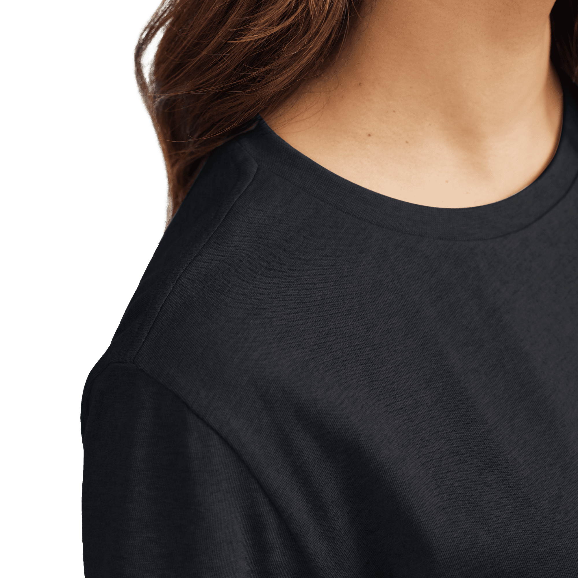 Women's Soft Merino Tee - True Black - Image 2
