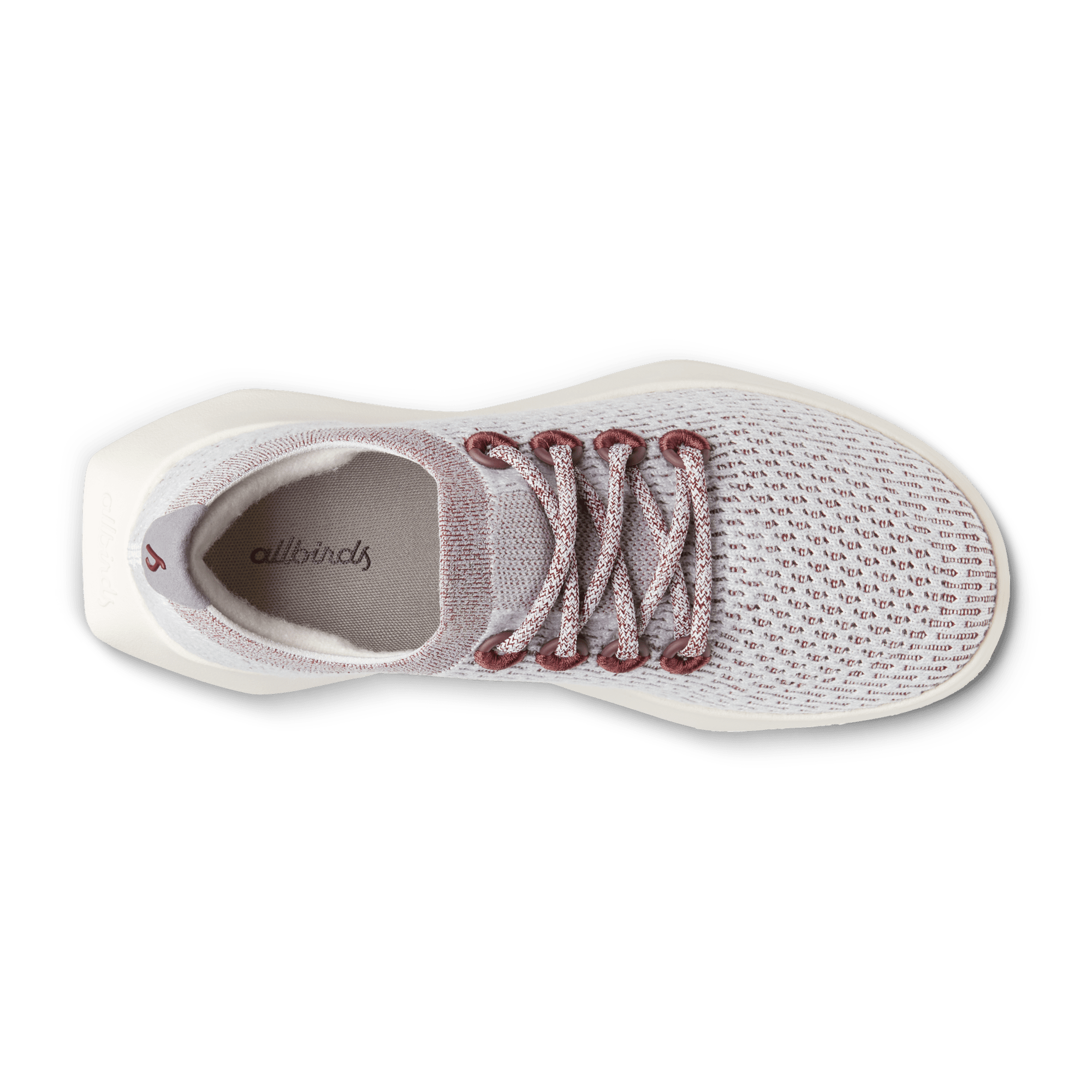 Men's Tree Dasher 2 - Blizzard/Thunder Red (Natural White Sole) - Image 3