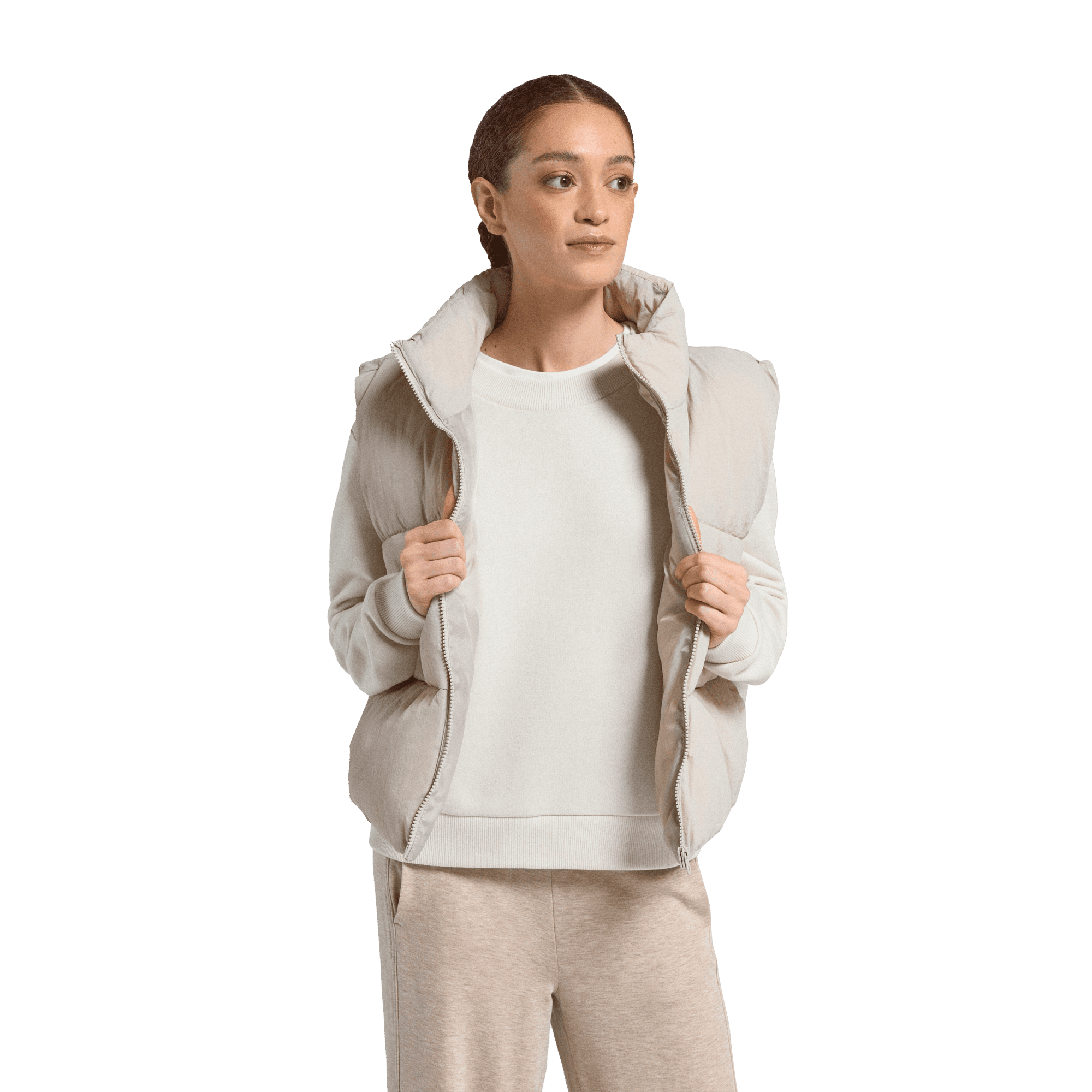 Women's Merino Blend Sweatshirt - Natural White - Image 5