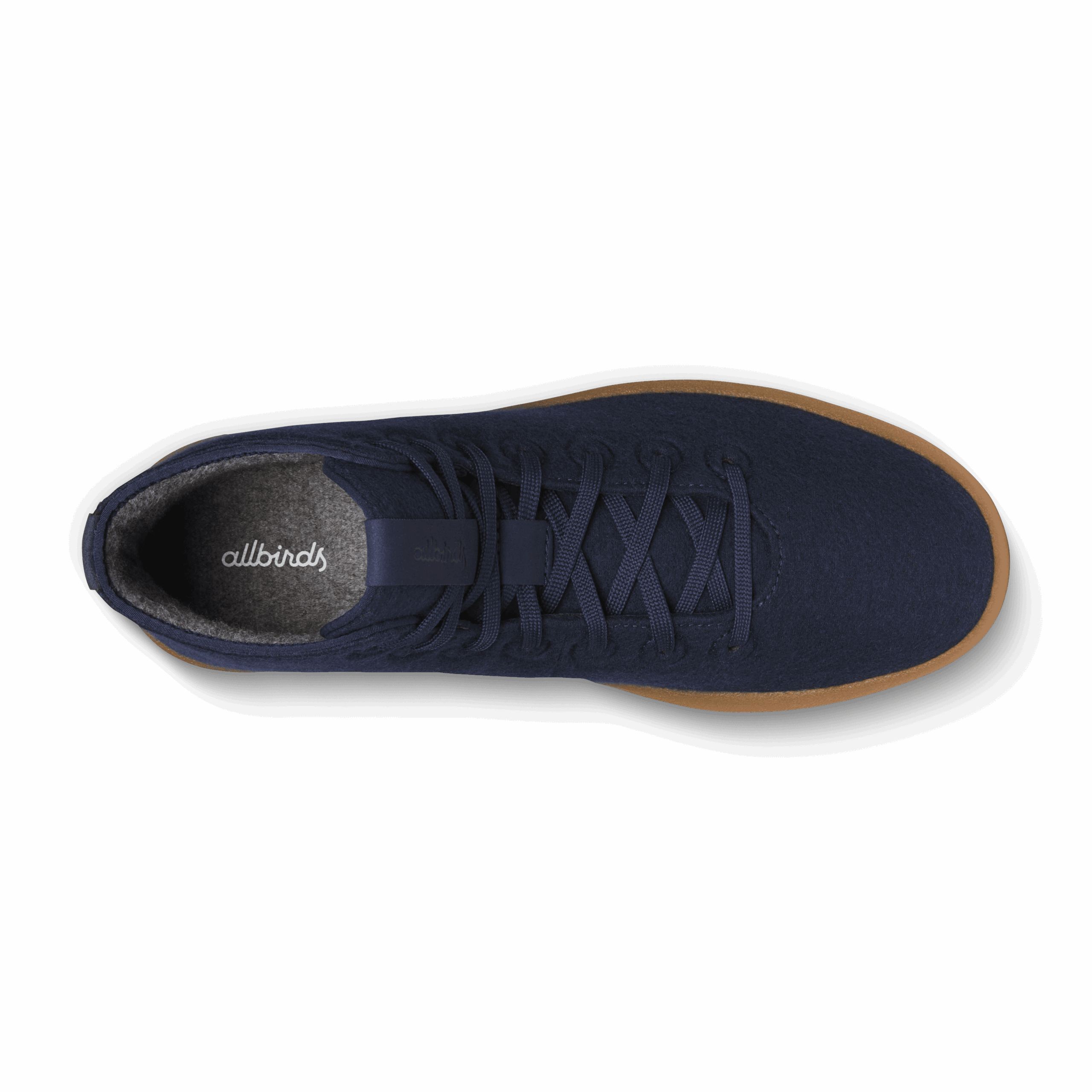 Men's Wool Cruiser Mid Select - Deep Navy (Gum Sole) - Image 3