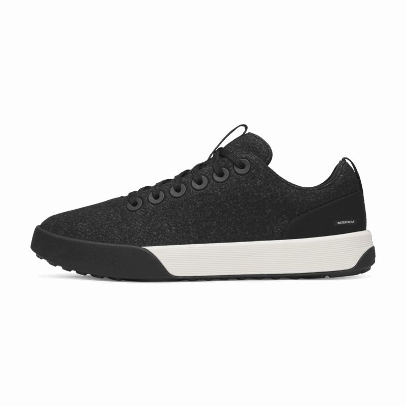 Women's Wool Cruiser Waterproof - Natural Black (Natural White Sole)