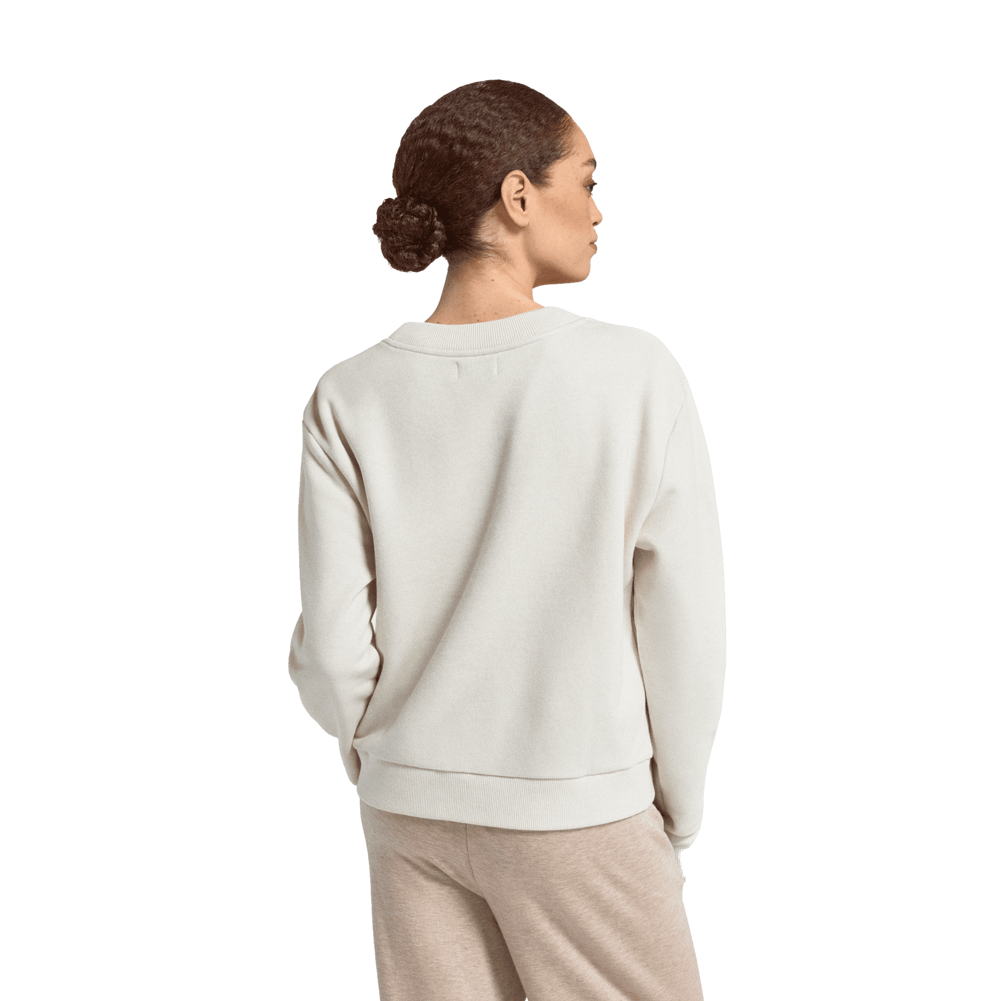 Women's Merino Blend Sweatshirt - Natural White - Image 2