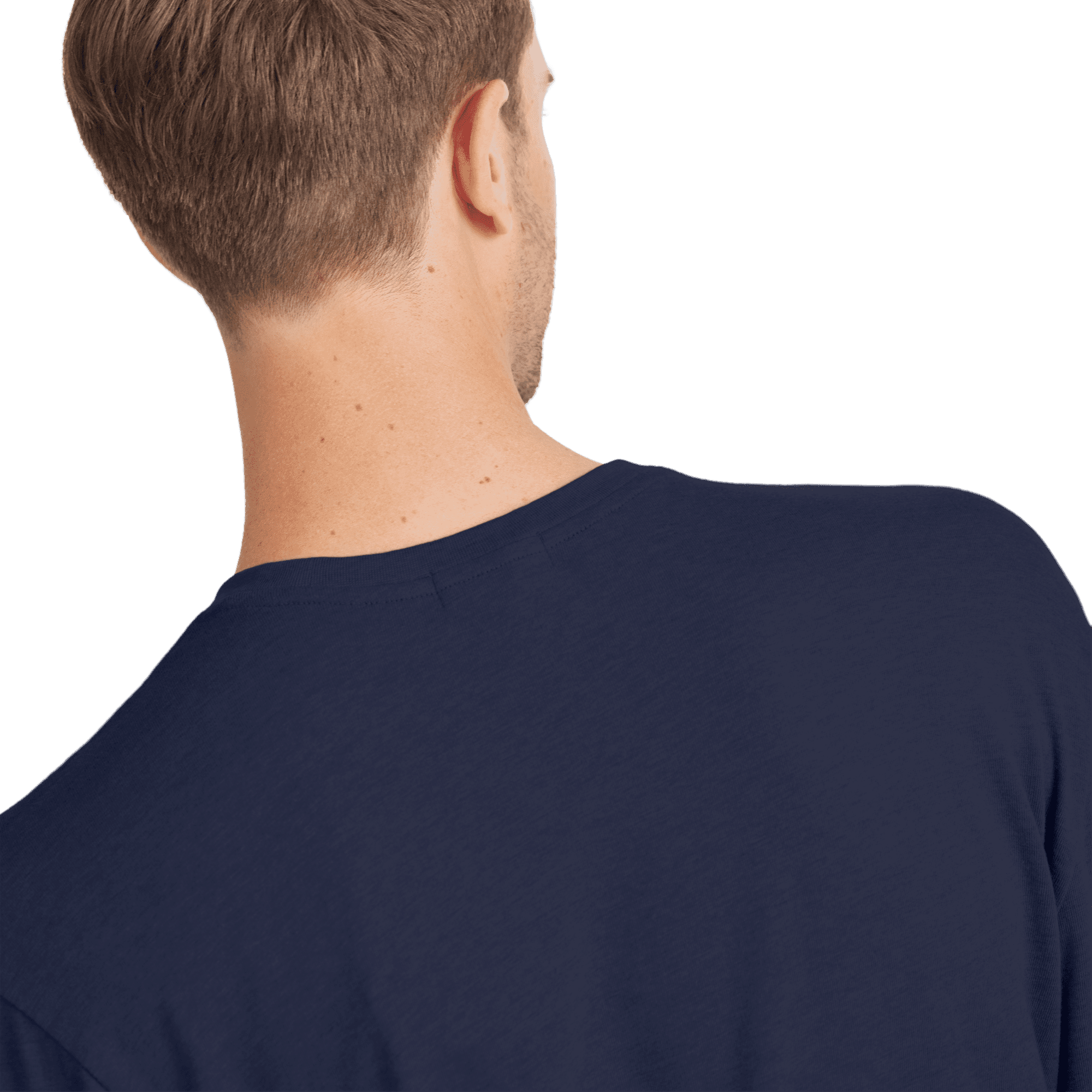 Men's Soft Merino Long Sleeve Tee - Deep Navy - Image 3
